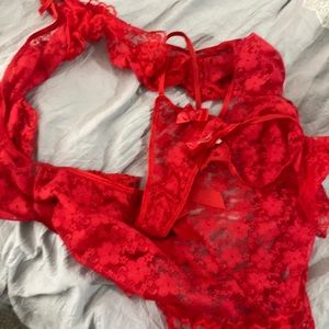 B1G1 BNWOT RED TEDDY